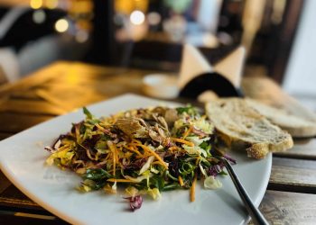 Green Salad, Mediterranean flavour on the table.