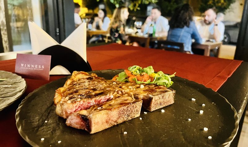 Tagliata di Scottona, sweetness that melts in the mouth.
