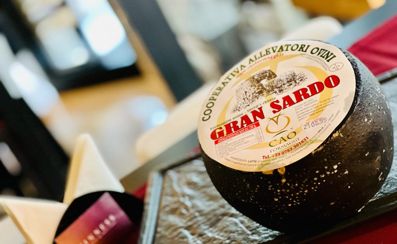 Gran Sardo, spicy island tenderness.